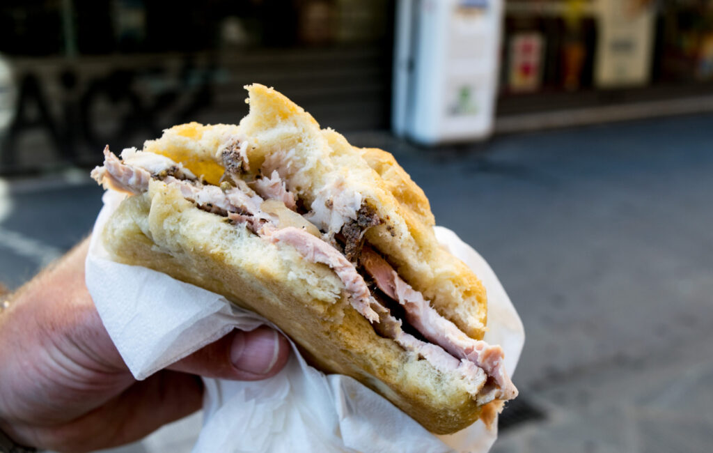 Porchetta Sandwich Pisa
