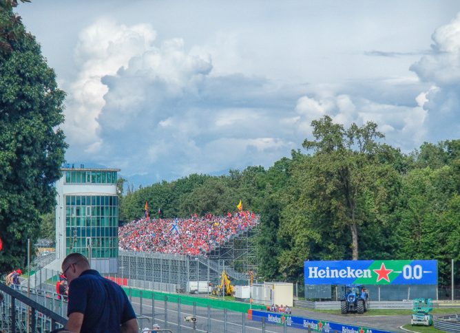 Italian Grand Prix stand