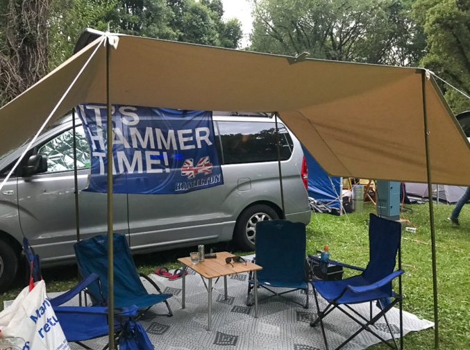 Campervanning at the Italian Grand Prix