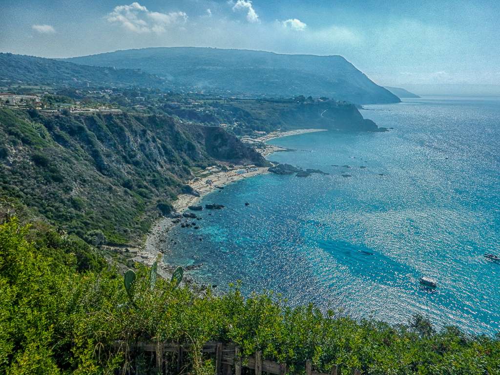 The coastline of Calabria